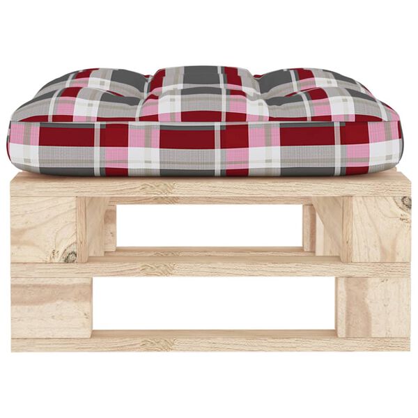 vidaXL Taburet de grădină din paleți, lemn de pin tratat