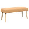vidaXL bancă Simplu Bej 110 x 40 x 46 cm Boucl&eacute;