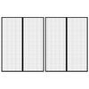 vidaXL Perdele de ușă anti-insecte cu magnet, 2 buc., negru 230x160 cm