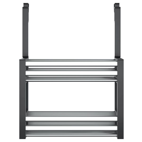 vidaXL Organizator sub chiuvetă, 34x12x26 cm, aluminiu