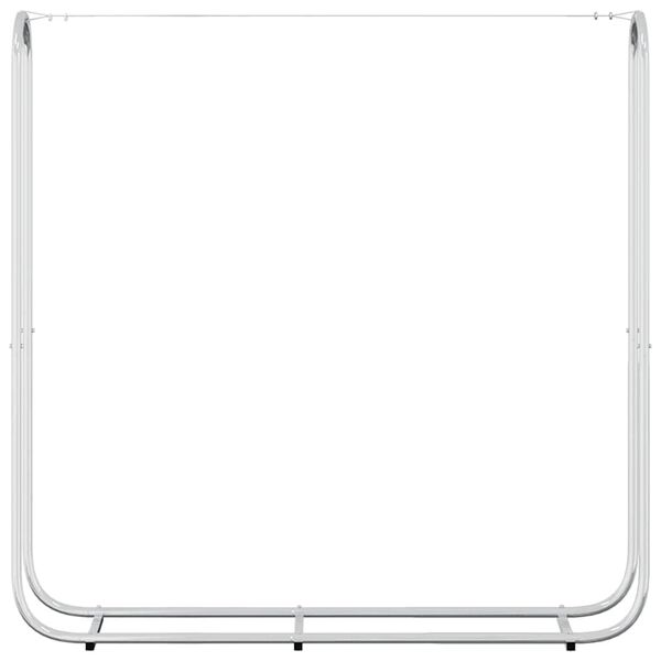vidaXL Suport pentru lemne de foc 150x25x150 cm Oțel galvanizat