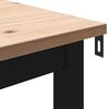 vidaXL Masă de dining natural 70 x 70 x 75 cm Lemn de pin masiv