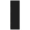 vidaXL Dulap de Baie cu sertar Negru 79,5 x 49 x 156 cm Lemn compozit