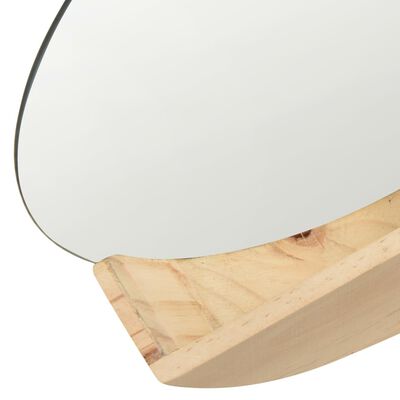 vidaXL Oglindă de perete, 35 cm, lemn masiv de pin