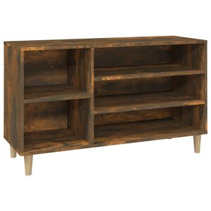 vidaXL Pantofar, stejar fumuriu, 102x36x60 cm, lemn prelucrat