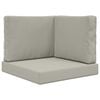 vidaXL Perna pentru canapea de exterior Poliester Gri 60 x 60 x 8 cm