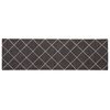 vidaXL Covor de bucătărie Antracit &icirc;n carouri 150 x 45 cm