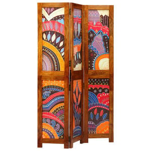 vidaXL Separator de cameră Maro miere 105 x 1,5 x 160 cm
