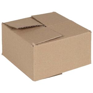 vidaXL Cutie Pliabilă 50 buc. natural 15 x 15 x 8 cm Carton