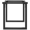 vidaXL Picioare Măsuță de cafea O-Frame 80x40x43 cm Oţel