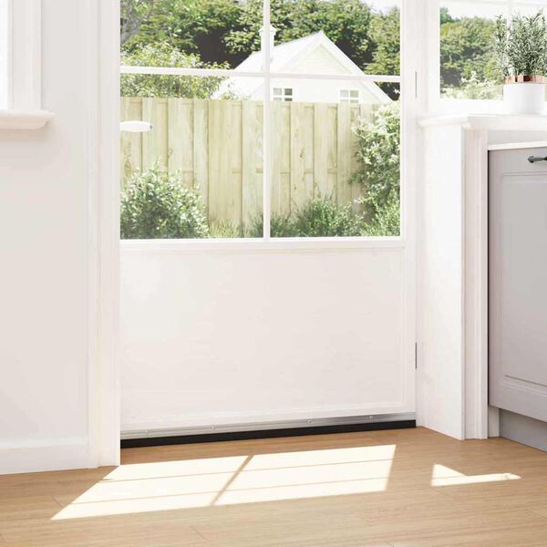 vidaXL Perdele de ușă cu perii cu montare prin &icirc;nșurubare 2 pcs