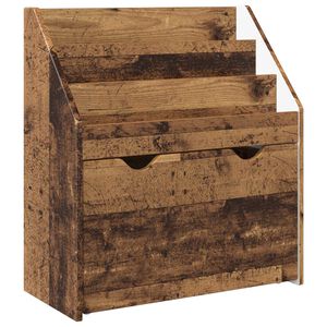 vidaXL Raft pentru copii Lemn vechi 60 x 29,5 x 69 cm Lemn compozit