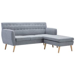 vidaXL Canapea formă L, textilă, 171,5 x 138 x 81,5 cm, albastru
