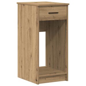vidaXL Suport turn pentru computer cu sertar Artisan Stejar 35x45x77cm