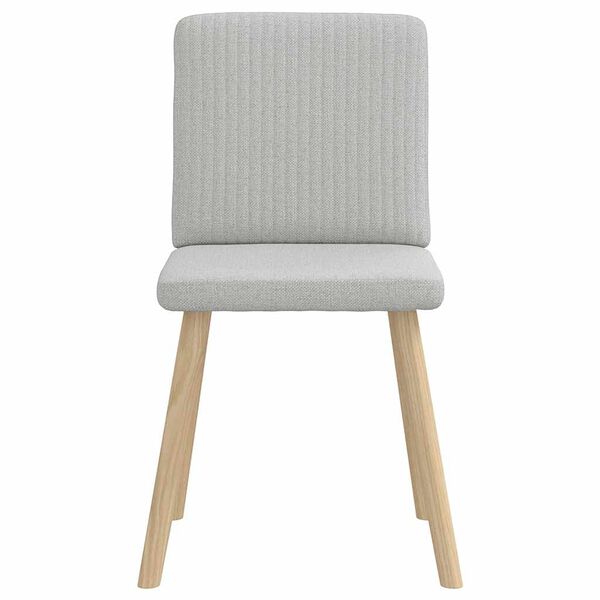 vidaXL Scaune de sufragerie 2 buc țesătură gri nor