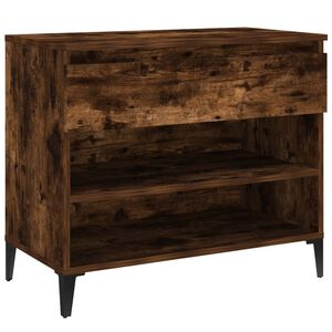 vidaXL Pantofar, stejar fumuriu, 70x36x60 cm, lemn prelucrat
