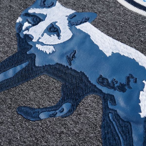 Bluzon pentru copii, bleumarin melanj, 92