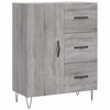 vidaXL Servantă, gri sonoma, 69,5x34x90 cm, lemn compozit