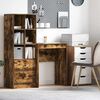 vidaXL Birou Stejar afumat 60 x 40 x 76 cm Lemn compozit