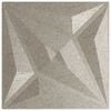 vidaXL Panouri de perete Stea 48 pcs Beton Star 50 x 50 cm Spumă XPS
