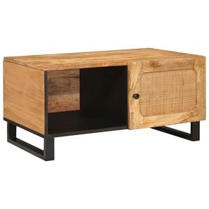 vidaXL Masă de cafea natural 80 x 50 x 40 cm Lemn de mango solid