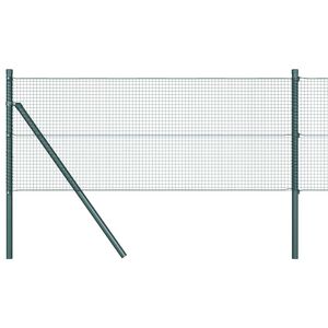 vidaXL Gard de S&acirc;rmă Sudată pentru Fixare &icirc;n Păm&acirc;nt 100 x 0,6 m Verde