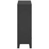 vidaXL Șifonier, stil industrial, 67 x 35 x 107 cm, negru, metal
