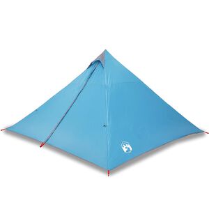 vidaXL Cort de familie Tipi pentru 7 persoane, albastru, impermeabil