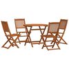 vidaXL Set de Mobilier pentru Exterior 5 buc. natural