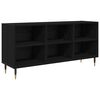 vidaXL Cabinet TV 103,5 x 30 x 50 cm Stejar Negru Lemn prelucrat