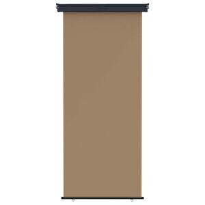 vidaXL Awning lateral pentru balcon 100% poliester, fier, oțel