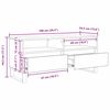 vidaXL Cabinet TV cu sertar Lemn Vechi 100 x 34,5 x 44,5 cm