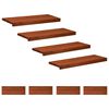 vidaXL Trepte de scară 8 buc. 80 x 30 x 2 cm Maro Lemn de fag masiv