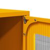 vidaXL Dulap înalt, galben muștar, 68x39x107 cm, oțel
