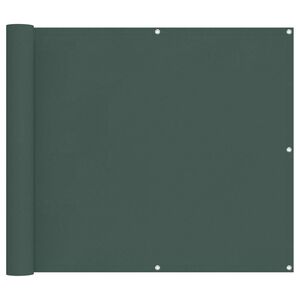 vidaXL Ecran de balcon Verde &icirc;nchis 100 x 1000 cm Material Oxford
