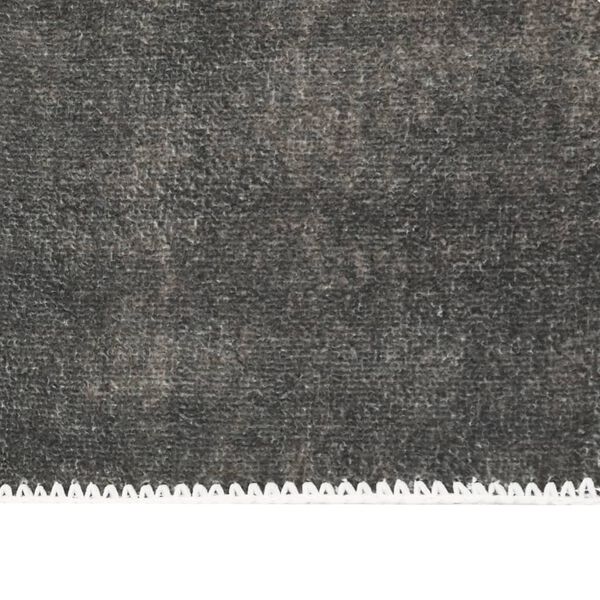 vidaXL Covor lavabil pliabil, gri taupe, 140x200 cm, poliester