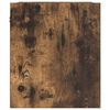 vidaXL Noptiere montate pe perete 2 buc Stejar afumat 38x34x40 cm