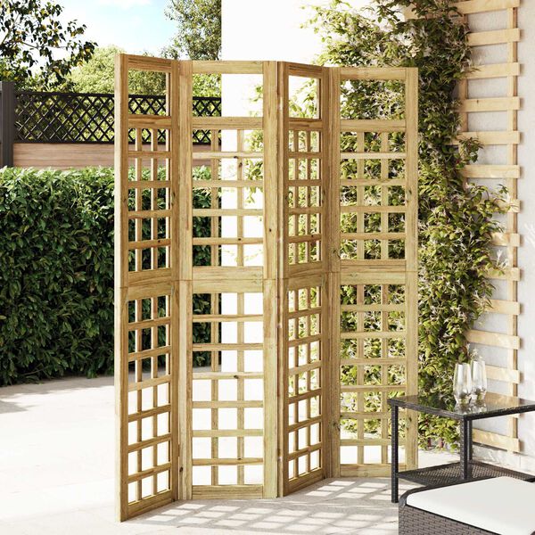 vidaXL Ecran de intimitate Maro miere 160 x 180 cm Lemn de pin masiv