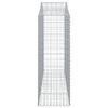 vidaXL Coșuri gabion arcuite 12 buc, 200x50x140/160cm, fier galvanizat