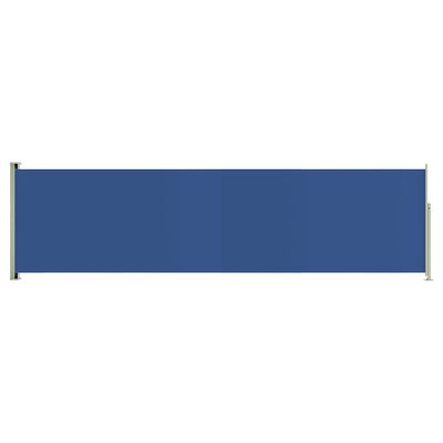 vidaXL Copertină laterală retractabilă terasă, albastru, 140x500 cm