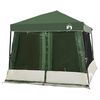 vidaXL Set Cort pentru Camping 2 pcs Verde Tafetă și Material