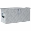 vidaXL Cutie din aluminiu, 61,5 x 26,5 x 30 cm, argintiu