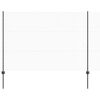 vidaXL Gard hexagonal cu st&acirc;lp 50 x 1,5 m Oțel cu strat de PVC Gri