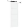 vidaXL Ușă glisantă ORKDAL Alb 83 x 232 cm Lemn masiv de pin