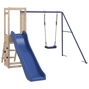 vidaXL Set de joacă pentru exterior, lemn masiv de pin