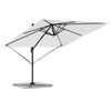 vidaXL Parasol Roma Bej 286 x 285 x 265 cm Poliester și Aluminiu