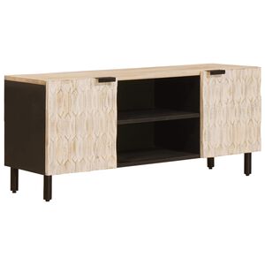 vidaXL Cabinet TV Finisaj Alb Spălat 105 x 33 x 46 cm