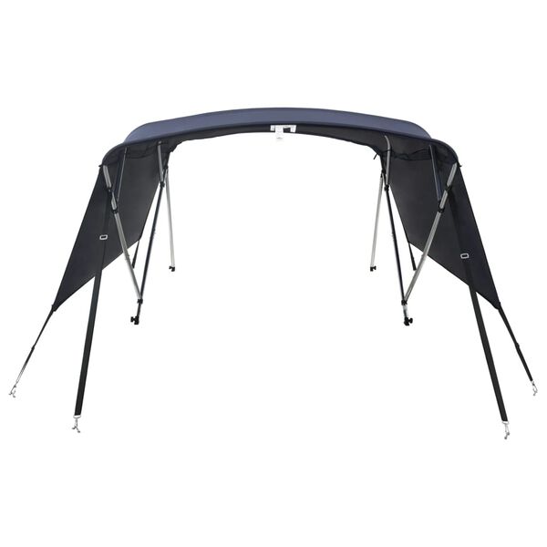 vidaXL Parasolar Bimini 4 arcuri pereți laterali, 243x(200-213)x137 cm