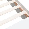 vidaXL Cadru de pat, alb, 160x200 cm, lemn prelucrat