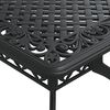vidaXL Set mobilier de grădină, 5 piese, negru, aluminiu turnat